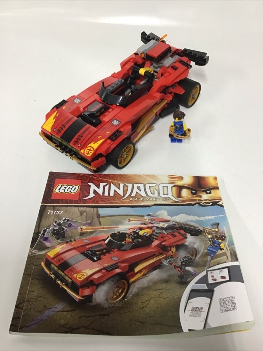LEGO NINJAGO: X-1 Ninja Charger (71737) 99% complete with minifigure